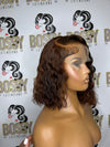 Cinnamon curly Transparent Closure