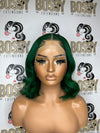 Green Lace frontal Bob Wig