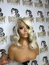 Toned beach wave closure bob