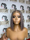 Grey Transparent Closure Bob