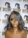 Grey Lace front Bob wig
