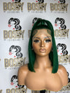 Green Lace frontal Bob Wig