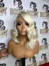 Toned beach wave closure bob