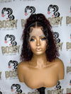 1B/Burgundy Lace frontal bob wig