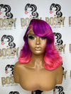 Purple & Pink Transparent Closure