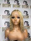 Toned Italian Wave Transparent Lace frontal Bob wig