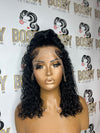 Black Inexpensive curly 14” new 13x4 transparent