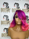 Purple & Pink Transparent Closure