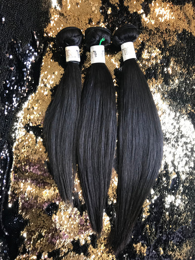 Straight 3 Bundles + Hd 5x5 Lace Closure