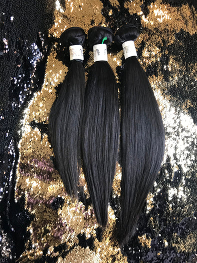 Straight 3 Bundles + Hd 13x4 Lace Frontal