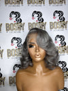 Grey Lace front Bob wig