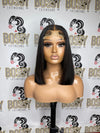 Straight Transparent Closure Bob