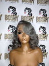 Grey Lace front Bob wig