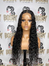 Deep Curly Transparent Lace Closure 4x4 Wig