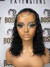 Black Curly Lace Frontal wig