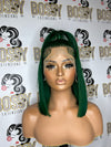 Green Lace frontal Bob Wig