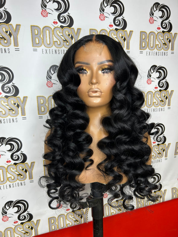 Black Wands Loose Wave 2x6