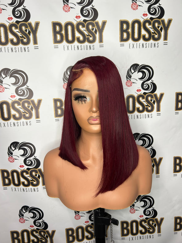 Burgundy Inexpensive Bob