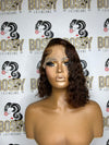 Cinnamon curly Transparent Closure