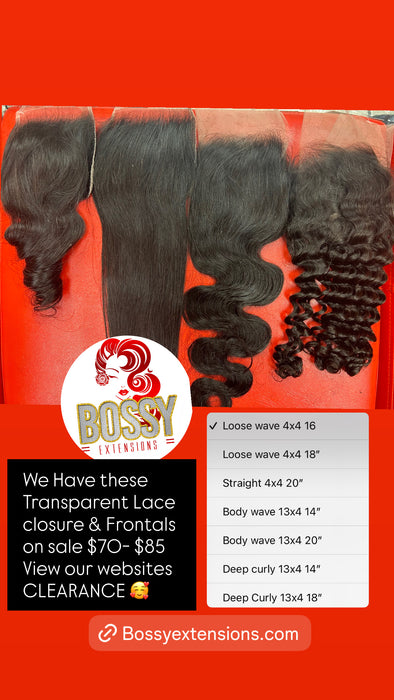Transparent Lace Sale