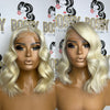 Toned beach wave closure bob