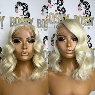 Toned beach wave closure bob