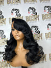 Jet Black Body wave new hd 20” 13x4