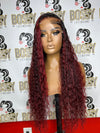 Burgundy & Red Kinky Curly Glueless preorder