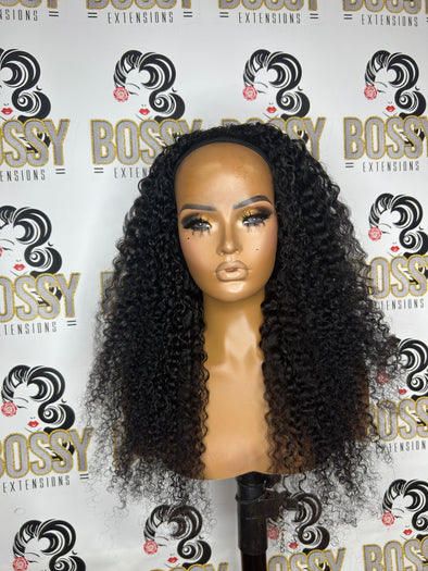 Kinky Curly Half wig
