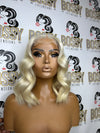 Toned beach wave closure bob