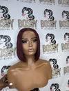 Burgundy Transparent Closure Bob