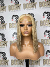 Toned Italian Wave Transparent Lace Closure Bob wig