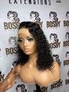 Curly Lace front bob wig