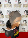 Curly Lace Front Bob Wig