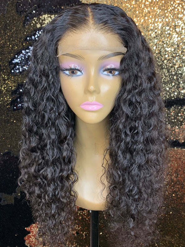 Deep Curly HD Lace Closure Wig