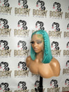 Turquoise Lace front Bob wig
