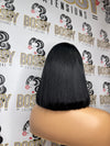 Black Lace front Bob wig